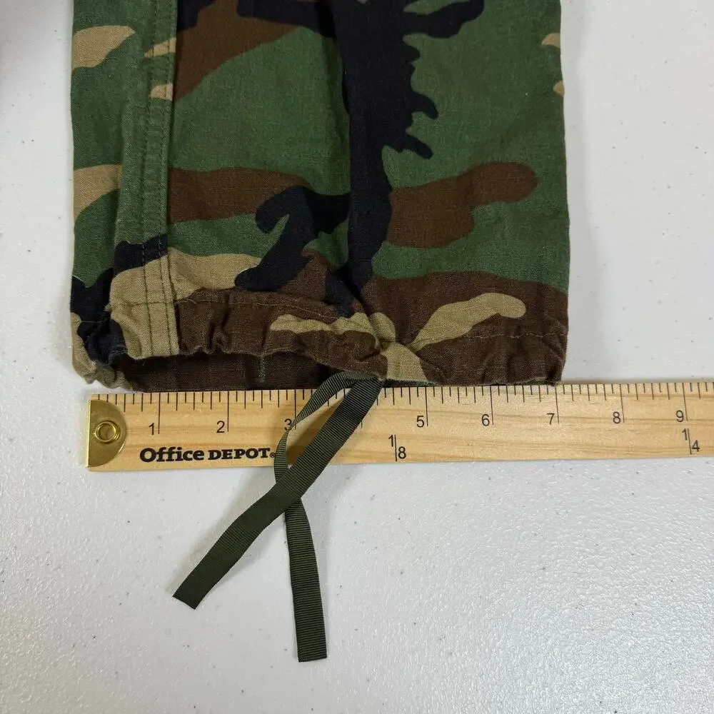 Tru-Spec Military Woodland Pants BDU Mens Size Small Reg Cargo Ripstop
